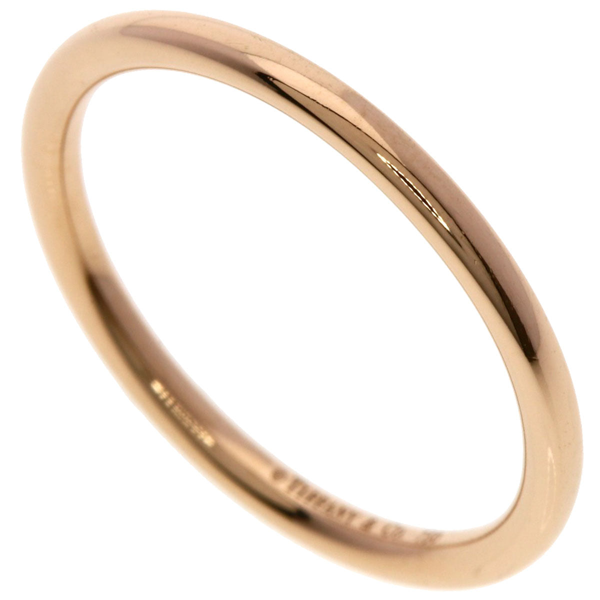 TIFFANY&Co. wedding Ring K18 Pink Gold Ladies [Used]