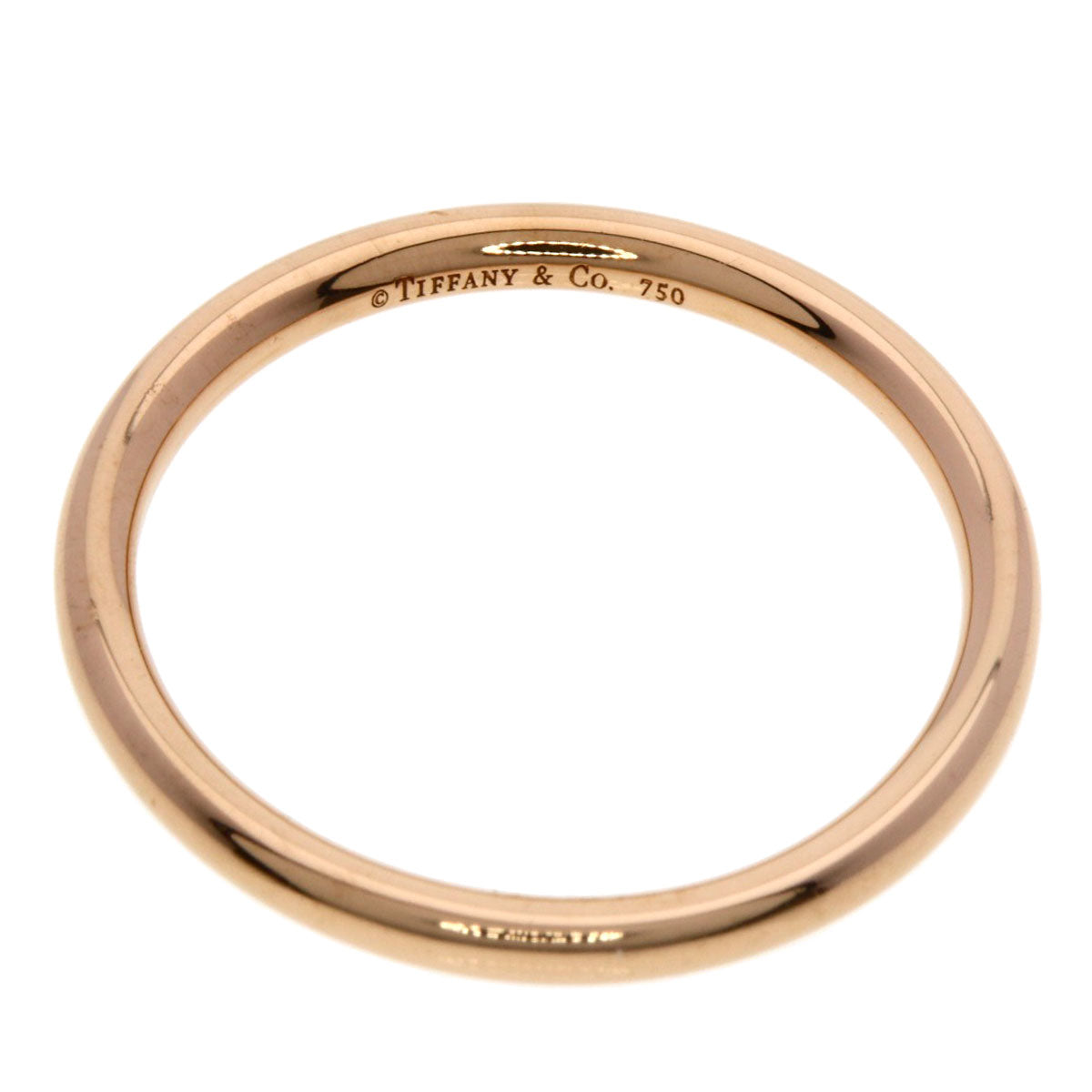 TIFFANY&Co. wedding Ring K18 Pink Gold Ladies [Used]