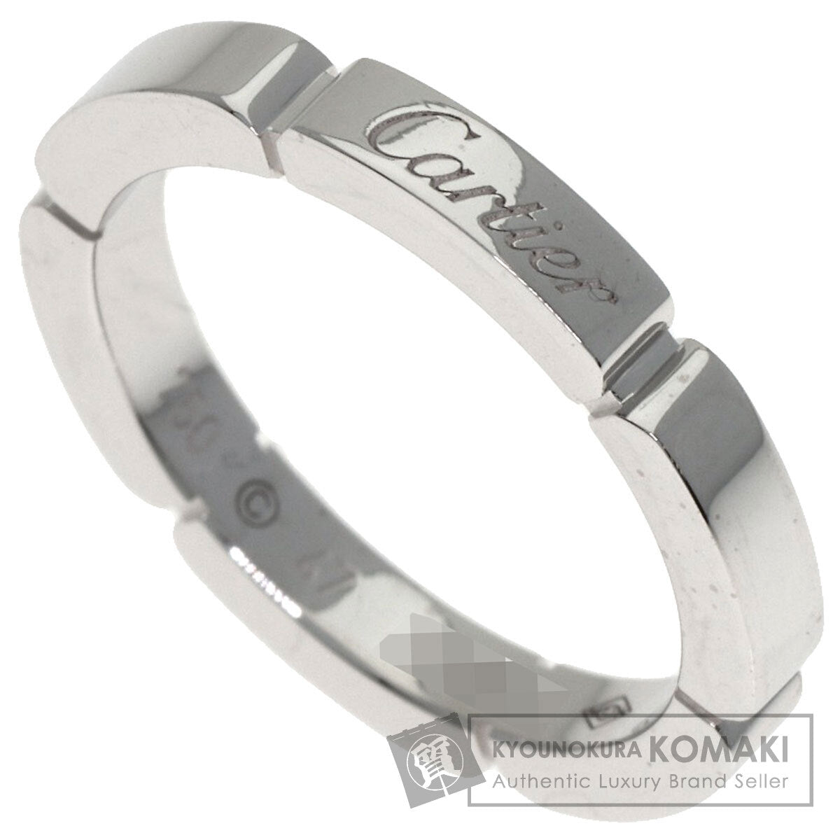 CARTIER Mayon PANTHERE # 47 Ring K18 White Gold Ladies [Used]