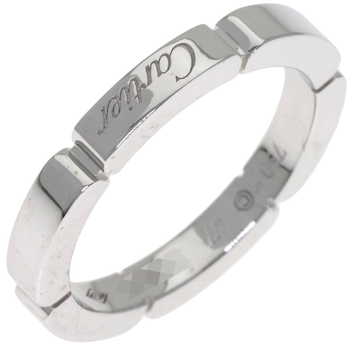 CARTIER Mayon PANTHERE # 47 Ring K18 White Gold Ladies [Used]