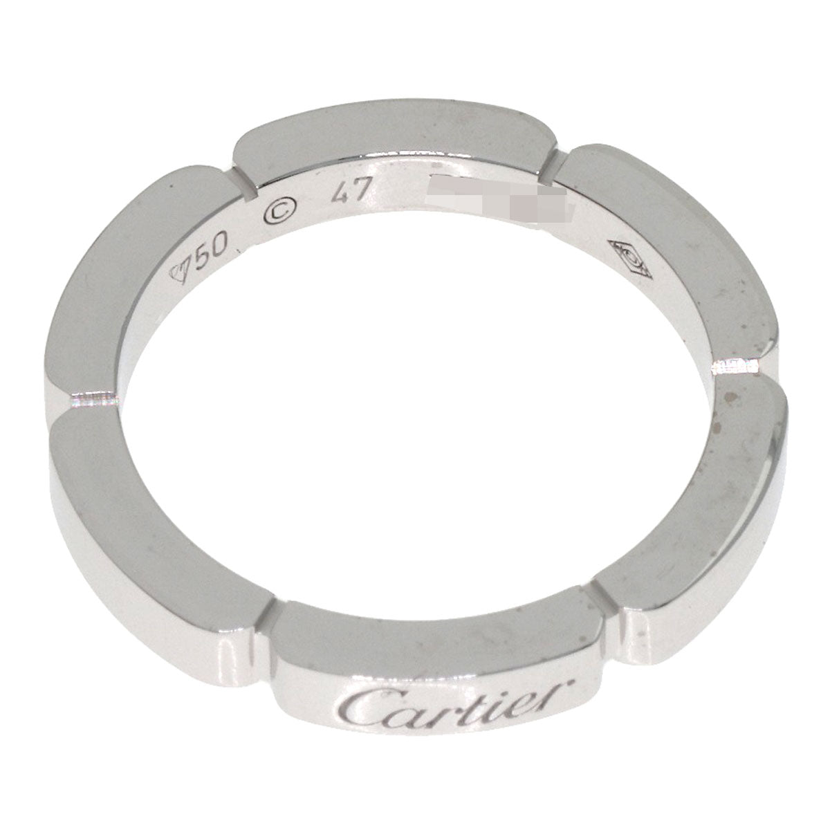 CARTIER Mayon PANTHERE # 47 Ring K18 White Gold Ladies [Used]