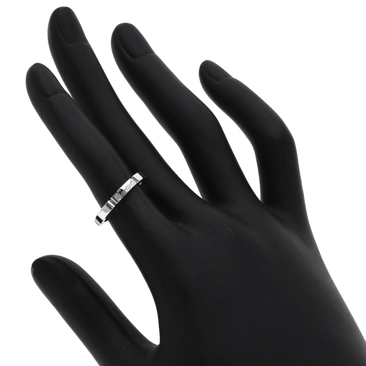 CARTIER Mayon PANTHERE # 47 Ring K18 White Gold Ladies [Used]