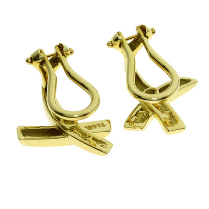 TIFFANY&Co. kiss Earring K18 Yellow Gold Ladies [Used]