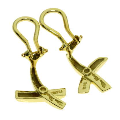 TIFFANY&Co. kiss Earring K18 Yellow Gold Ladies [Used]