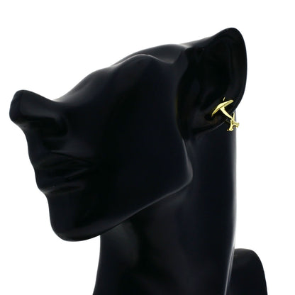 TIFFANY&Co. kiss Earring K18 Yellow Gold Ladies [Used]
