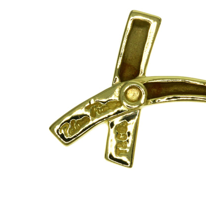 TIFFANY&Co. kiss Earring K18 Yellow Gold Ladies [Used]