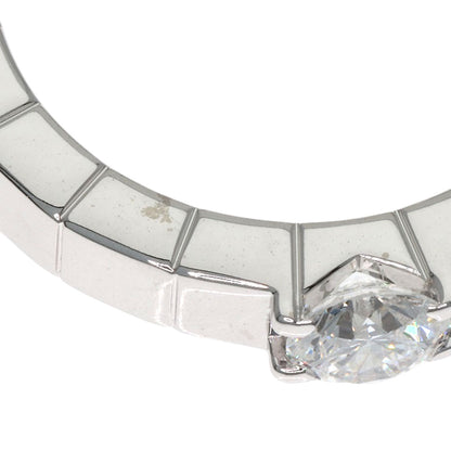 CARTIER Lanier 1P Diamond # 46 Ring K18 White Gold Ladies [Used]