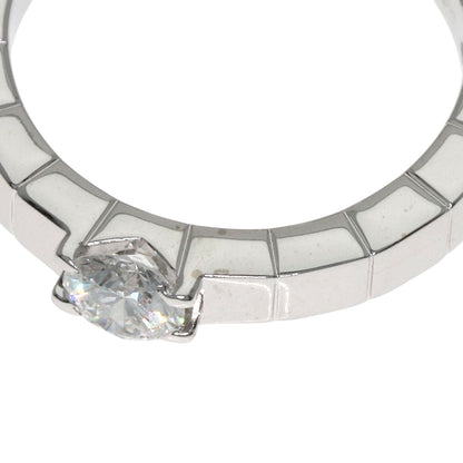 CARTIER Lanier 1P Diamond # 46 Ring K18 White Gold Ladies [Used]