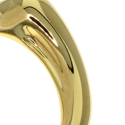 TIFFANY&Co. Open Heart Diamond Pendant top K18 Yellow Gold Ladies [Used]