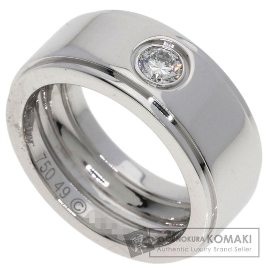 CARTIER Fortune Ring 1P Diamond #49 Ring K18 White Gold Ladies [Used]