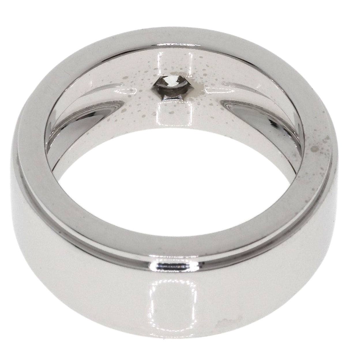 CARTIER Fortune Ring 1P Diamond #49 Ring K18 White Gold Ladies [Used]