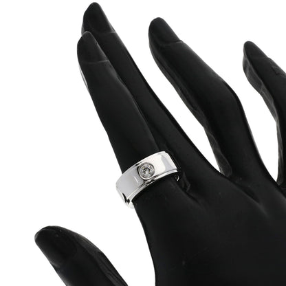 CARTIER Fortune Ring 1P Diamond #49 Ring K18 White Gold Ladies [Used]