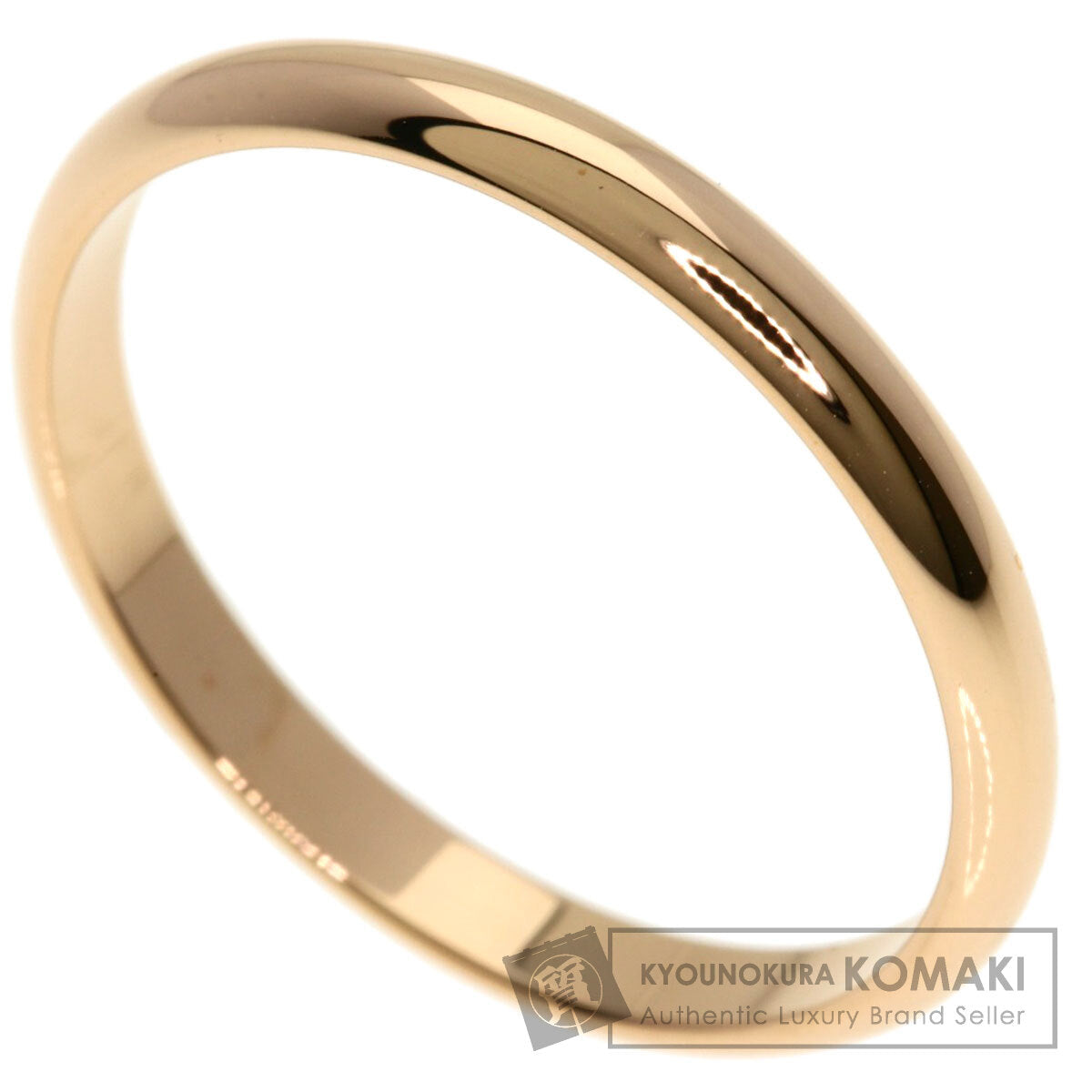 CARTIER Wedding #58 Ring K18 Pink Gold Ladies [Used]