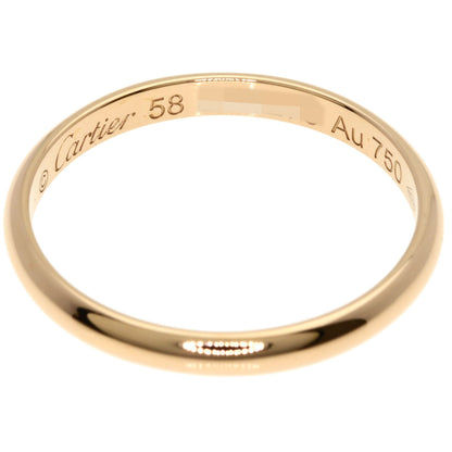 CARTIER Wedding #58 Ring K18 Pink Gold Ladies [Used]