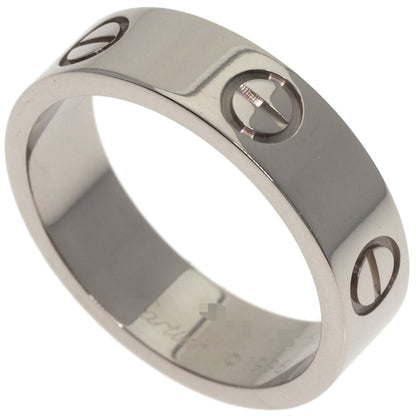 CARTIER love ring #55 Ring K18 White Gold Ladies [Used]