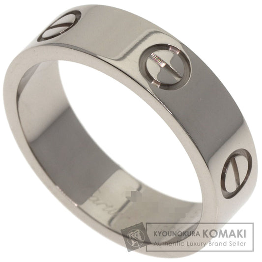 CARTIER love ring #55 Ring K18 White Gold Ladies [Used]