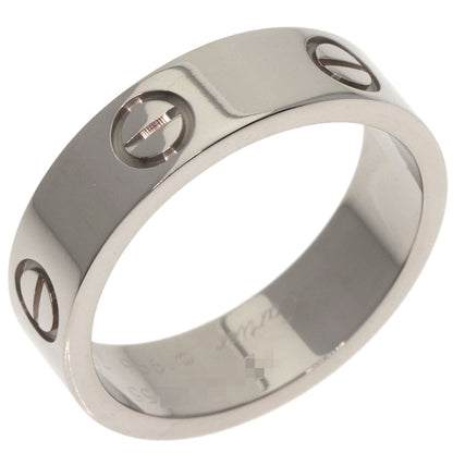 CARTIER love ring #55 Ring K18 White Gold Ladies [Used]