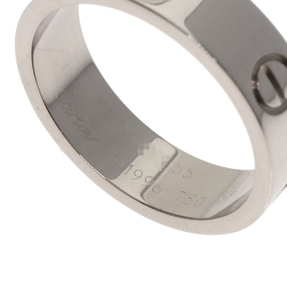 CARTIER love ring #55 Ring K18 White Gold Ladies [Used]