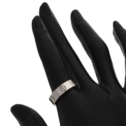CARTIER love ring #55 Ring K18 White Gold Ladies [Used]