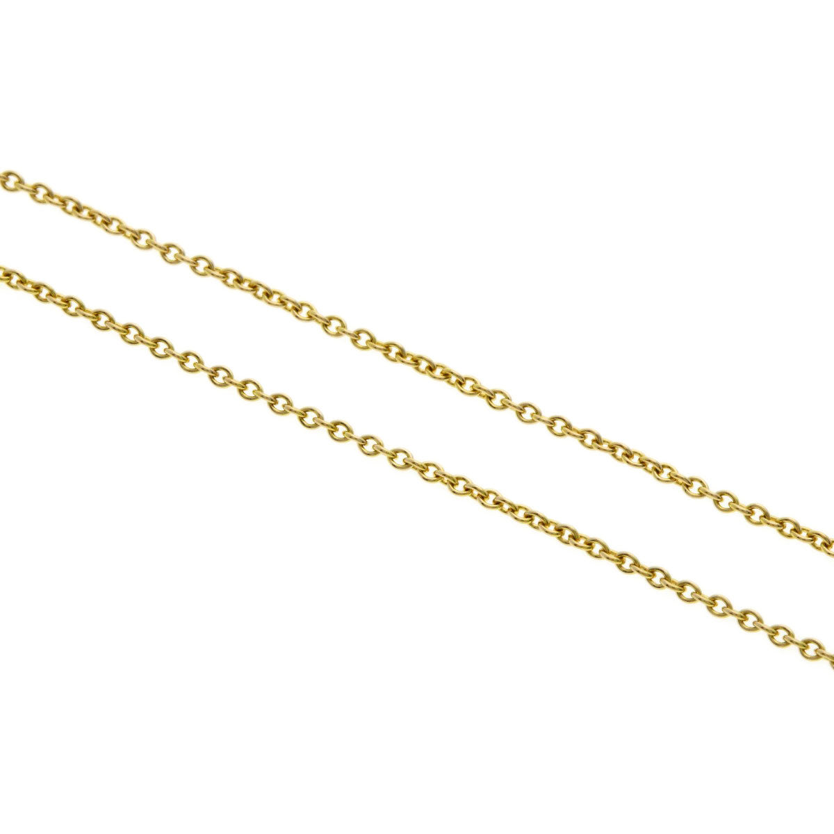 TIFFANY&Co. Chain 15.9" Necklace K18 Yellow Gold Ladies [Used]