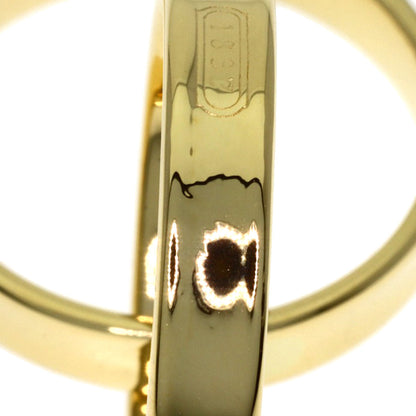 TIFFANY&Co. 1837 Interlocking Circle Ring K18 Yellow Gold Ladies [Used]