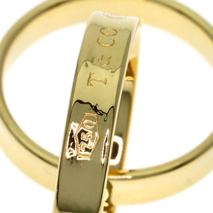 TIFFANY&Co. 1837 Interlocking Circle Ring K18 Yellow Gold Ladies [Used]