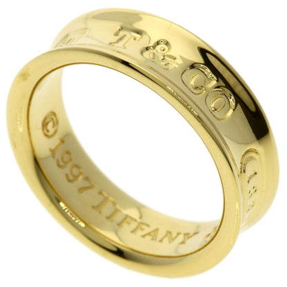 TIFFANY&Co. 1837 Ring K18 Yellow Gold Ladies [Used]