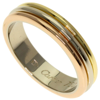 CARTIER Three Gold #48 Ring K18 Yellow Gold K18 White GoldLadies [Used]