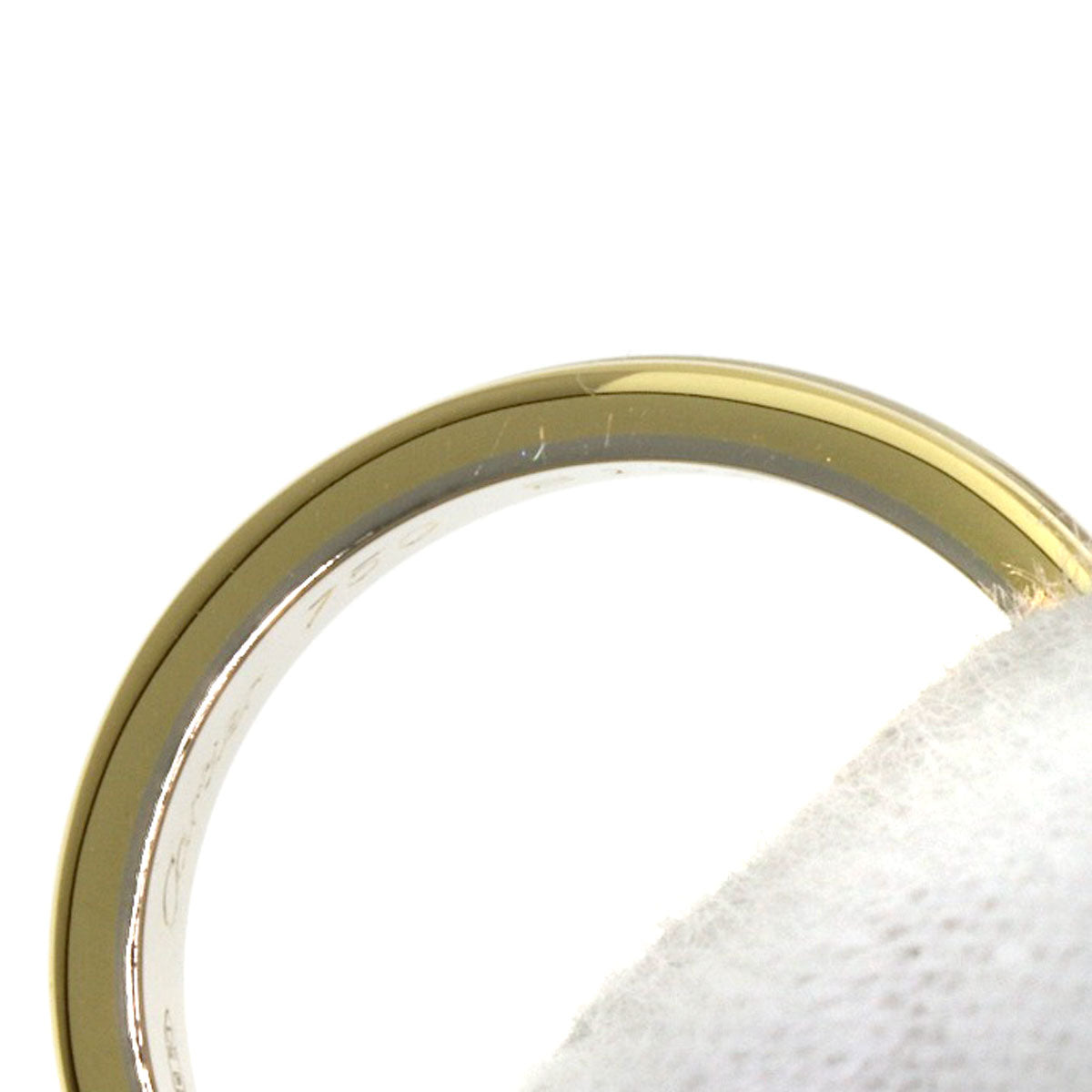 CARTIER Three Gold #48 Ring K18 Yellow Gold K18 White GoldLadies [Used]