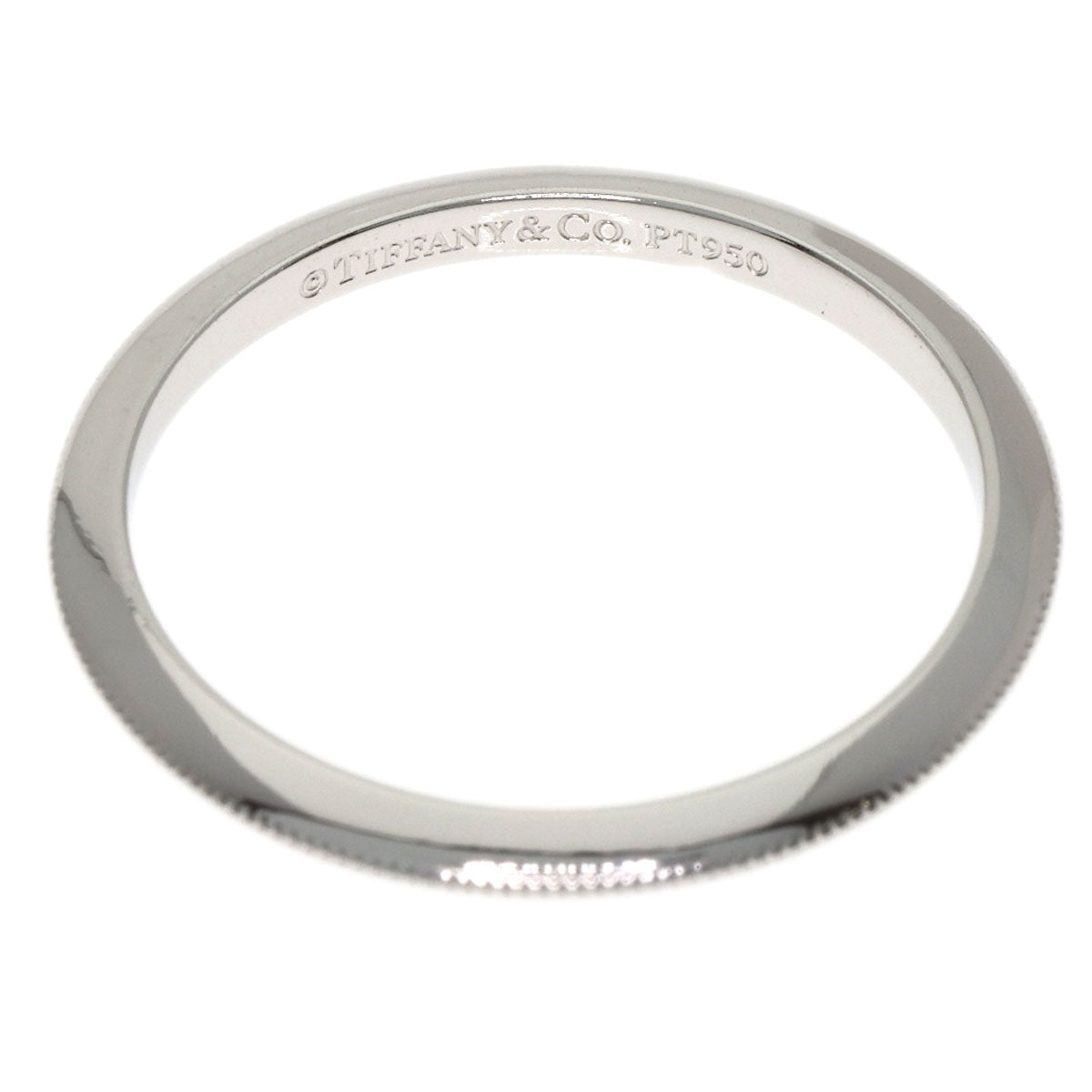 TIFFANY&Co. Knife edge Ring Platinum PT950 Ladies [Used]