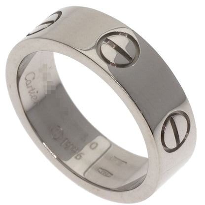 CARTIER love ring #50 Ring K18 White Gold Ladies [Used]