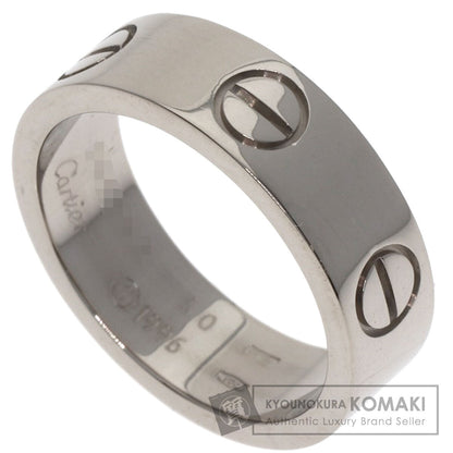 CARTIER love ring #50 Ring K18 White Gold Ladies [Used]