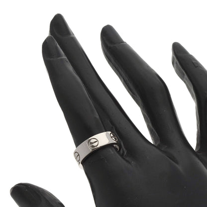 CARTIER love ring #50 Ring K18 White Gold Ladies [Used]