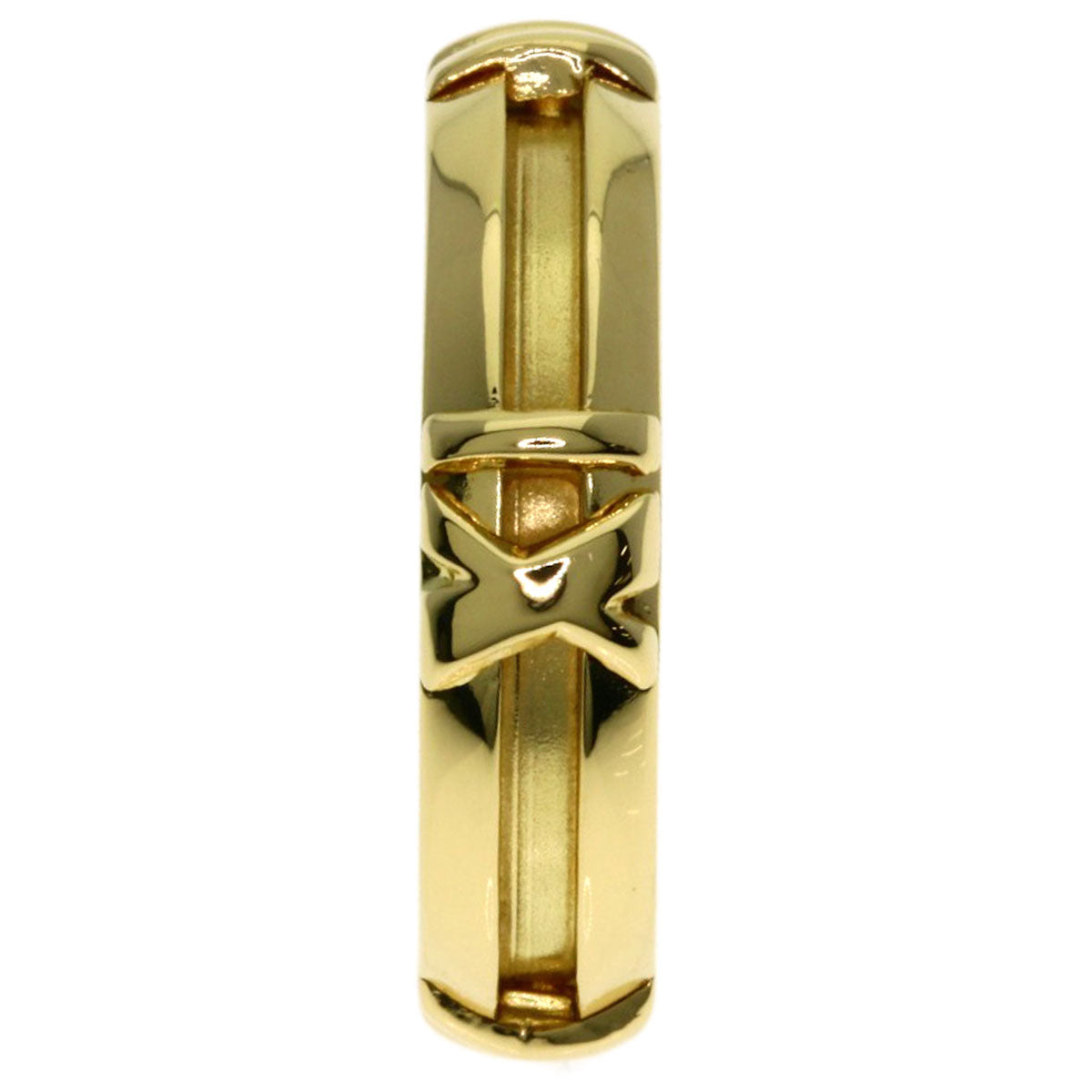 TIFFANY&Co. Atlas Numeric Ring K18 Yellow Gold Ladies [Used]
