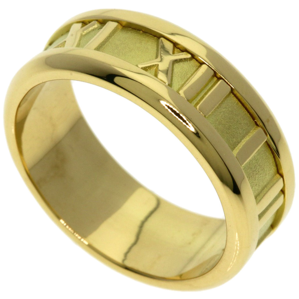 TIFFANY&Co. Atlas Ring K18 Yellow Gold Ladies [Used]