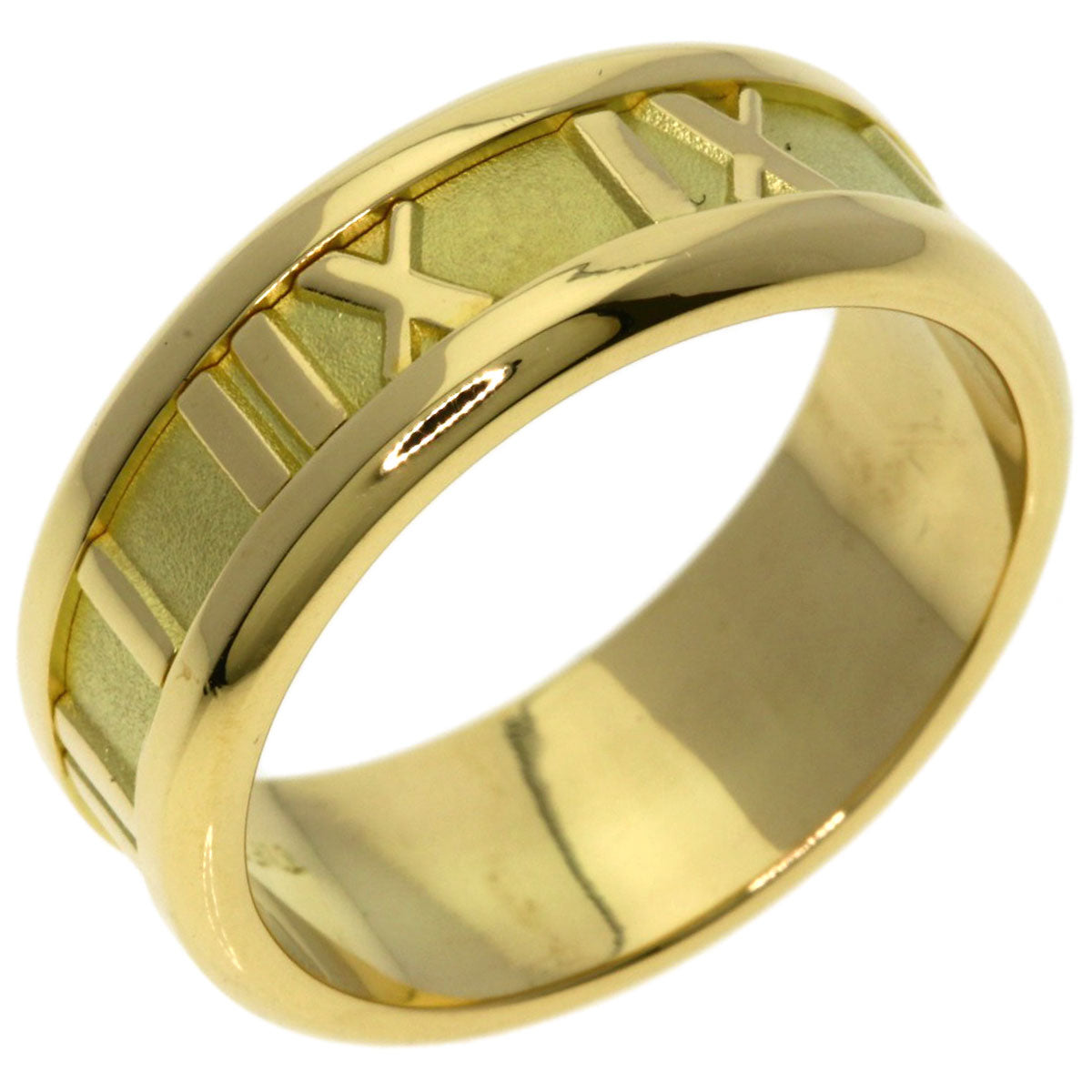 TIFFANY&Co. Atlas Ring K18 Yellow Gold Ladies [Used]