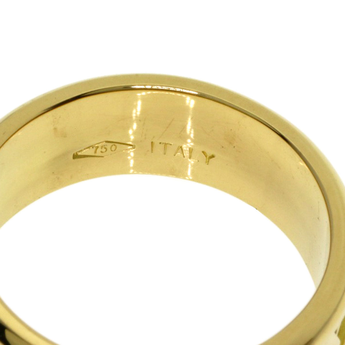 TIFFANY&Co. Atlas Ring K18 Yellow Gold Ladies [Used]