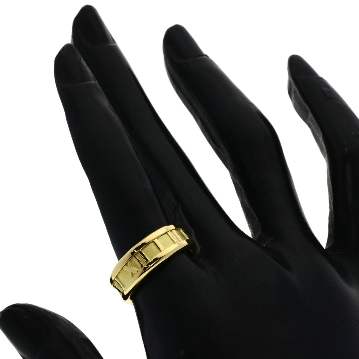TIFFANY&Co. Atlas Ring K18 Yellow Gold Ladies [Used]
