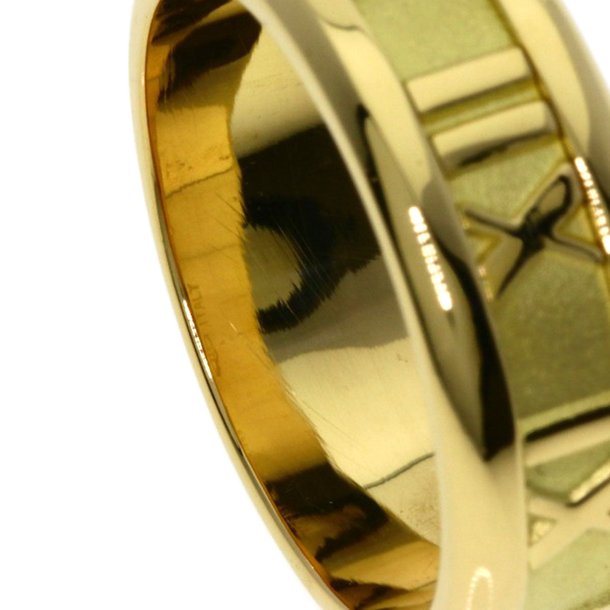 TIFFANY&Co. Atlas Ring K18 Yellow Gold Ladies [Used]