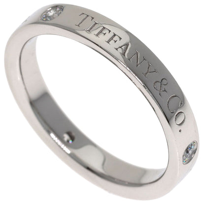 TIFFANY&Co. Flat band diamond Ring Platinum PT950 Ladies [Used]