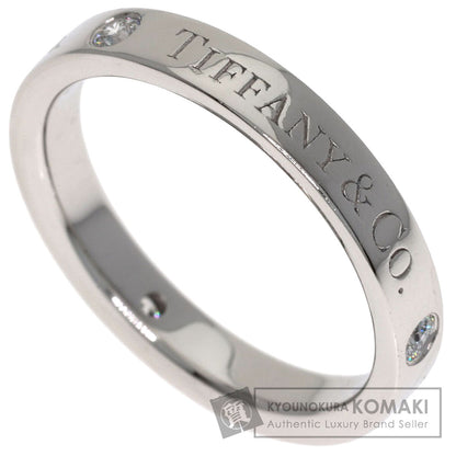 TIFFANY&Co. Flat band diamond Ring Platinum PT950 Ladies [Used]