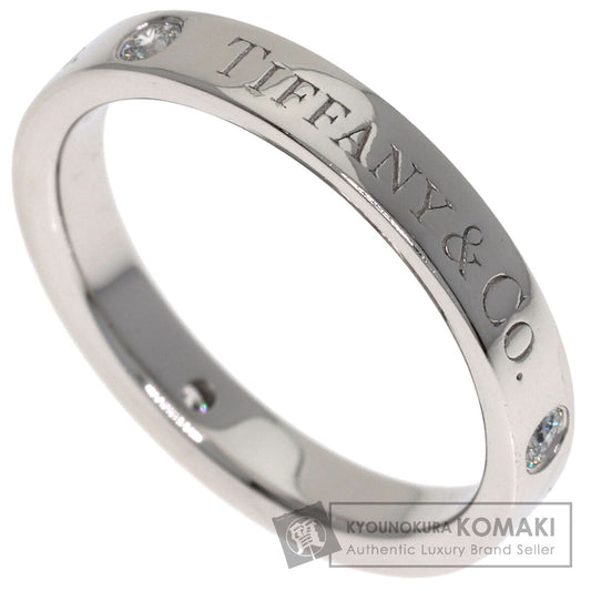 TIFFANY&Co. Flat band diamond Ring Platinum PT950 Ladies [Used]