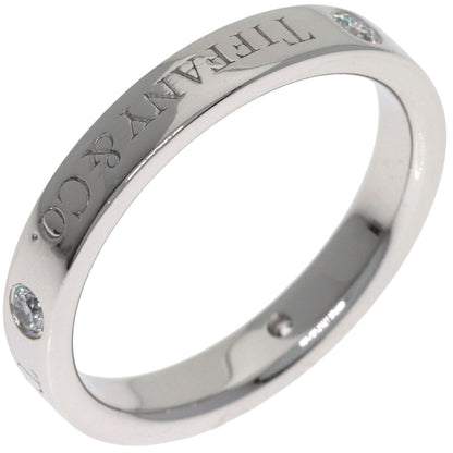 TIFFANY&Co. Flat band diamond Ring Platinum PT950 Ladies [Used]