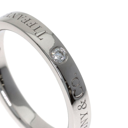 TIFFANY&Co. Flat band diamond Ring Platinum PT950 Ladies [Used]