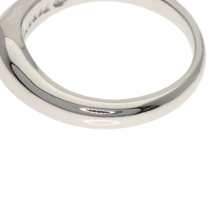 TIFFANY&Co. Curved band Diamond Ring Platinum PT950 Ladies [Used]