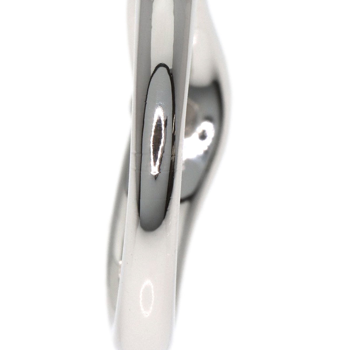 TIFFANY&Co. Curved band Diamond Ring Platinum PT950 Ladies [Used]