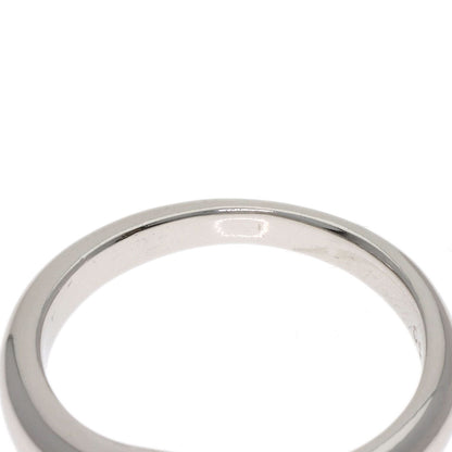 TIFFANY&Co. Curved band Diamond Ring Platinum PT950 Ladies [Used]