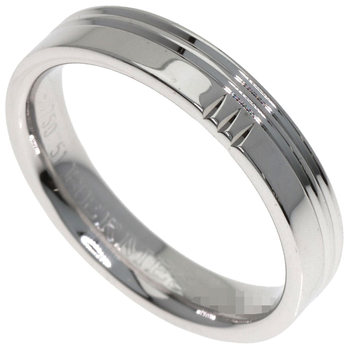 HERMES Alliance Kelly #51 Ring K18 White Gold Ladies [Used]