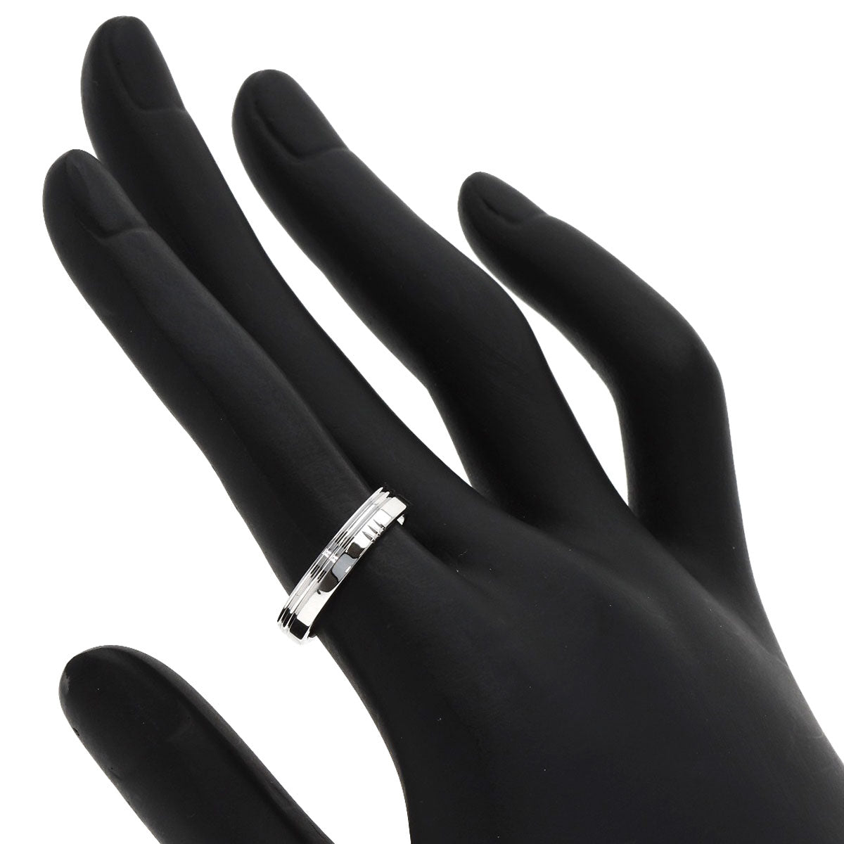 HERMES Alliance Kelly #51 Ring K18 White Gold Ladies [Used]