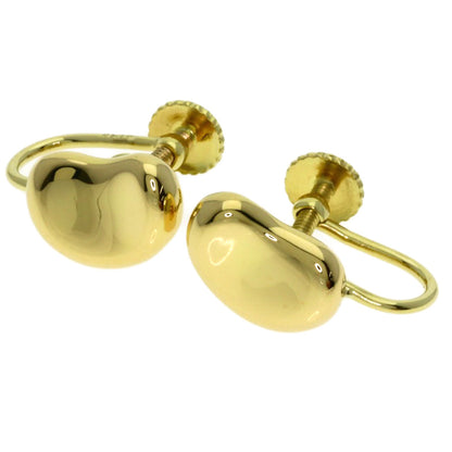 TIFFANY&Co. Bean Earring K18 Yellow Gold Ladies [Used]